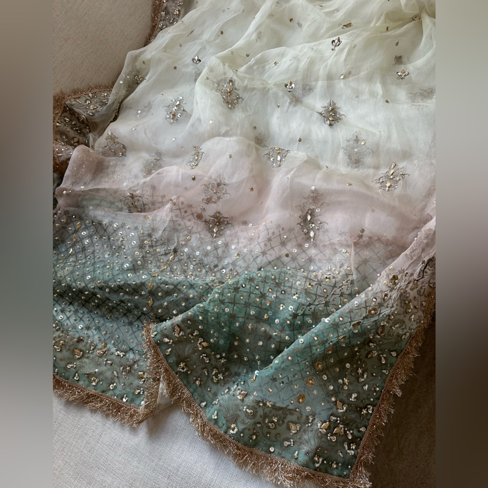 Shazak Malik Pakistani Indian Nikkah Wedding Outfit - Picture 10 of 15